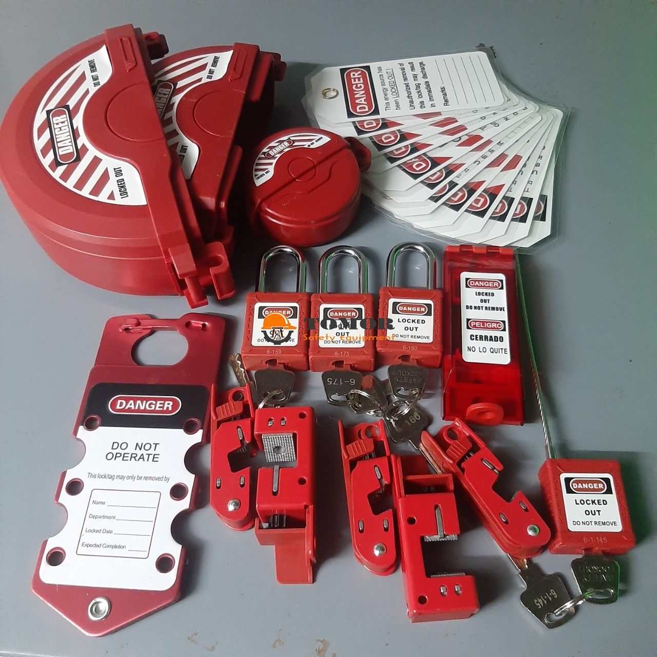 Bộ Lockout Kit 0422 – 4 người 26 chi tiết- Giải Pháp Khóa Van & Điện Chuẩn OSHA Chính Hãng