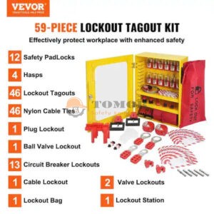 Lockout kit 9138- 17 loại (79 chi tiết) Bảo trì van, điện chuyên nghiệp