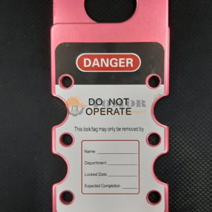 Khóa nhóm bằng nhôm có nhãn cảnh báo BD-K53