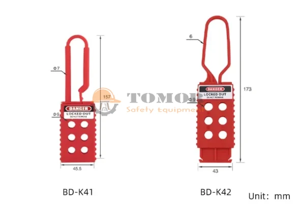 Khóa nhóm bằng nhựa nylon cách điện BD-K42