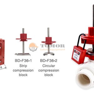 Khóa van bướm kẹp thép 31mm/100mm - BD-F36 2