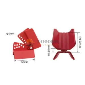 Khóa van bướm chỉnh góc 15-36 độ 2