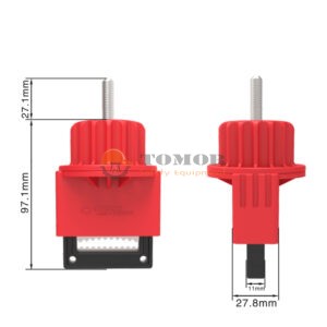 Khóa van bướm kẹp thép 8mm-45mm - BD-F22 2