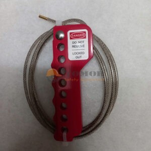 Khóa dây cáp bọc nhựa 4mm x 1.8m - BD-AL61