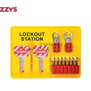 Trạm treo khóa BD-B301 9 padlock slot, 2 tagout box