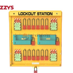 Trạm treo khóa BD-B205 12 padlock slot, 4 tagout box, 2 storage bin