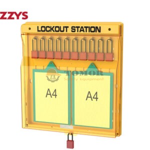 Trạm treo khóa BD-B205 10 padlock slot + 2 Work Permit
