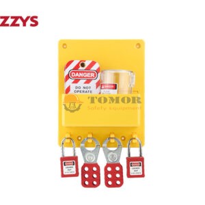 Trạm treo khóa BD-B105 4 padlock slot, 1 tagout box