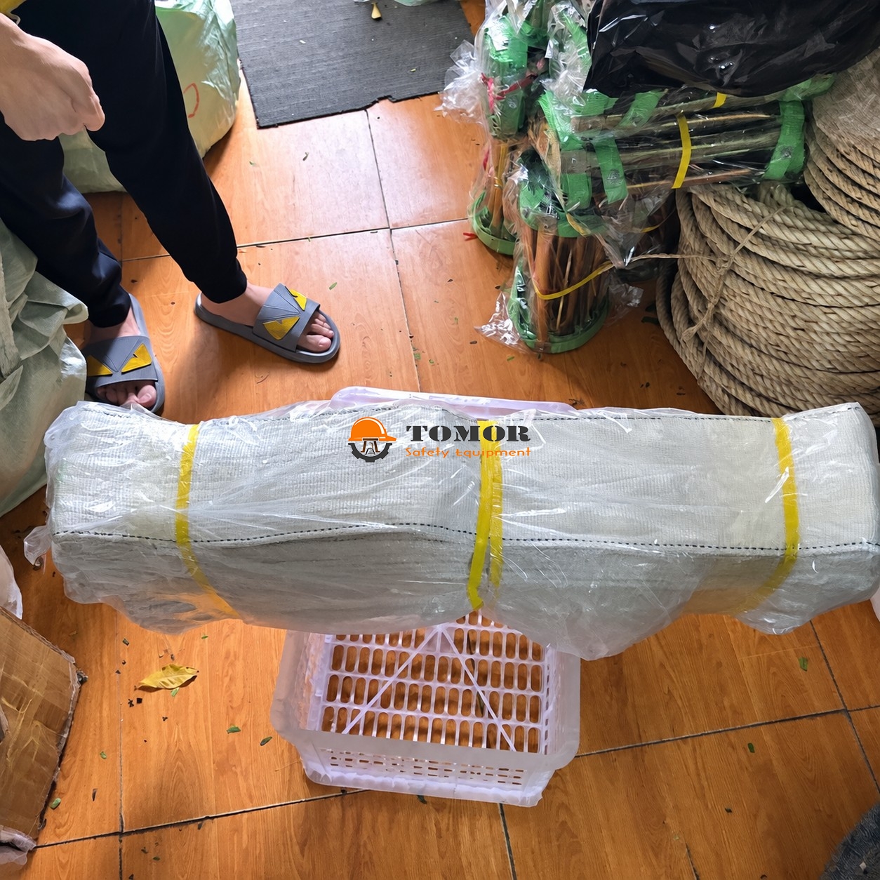 Cáp vải cẩu hàng 8 tấn 20Cm