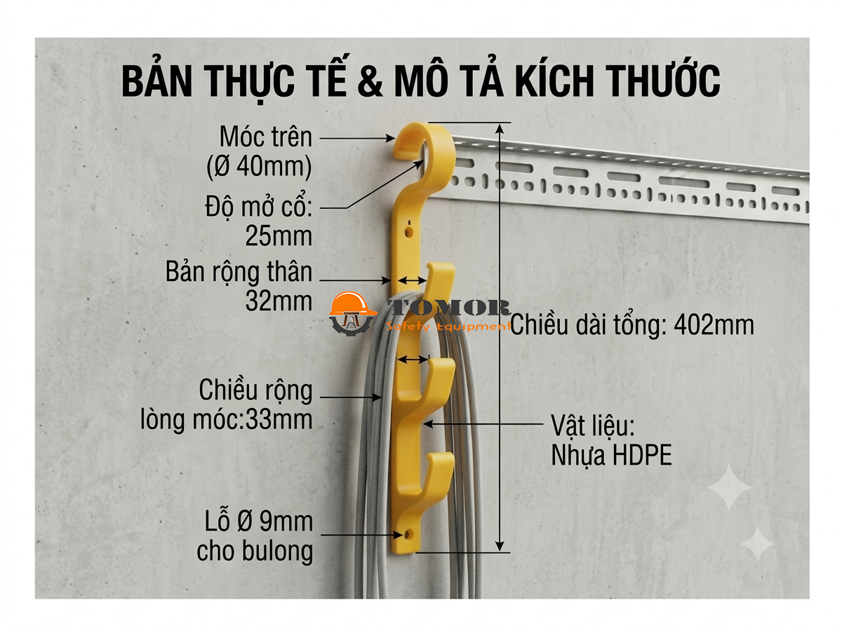 Móc treo dây điện giá rẻ
