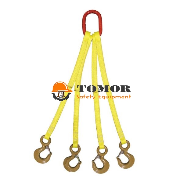 Sling cáp vải 4 chân 2 tấn