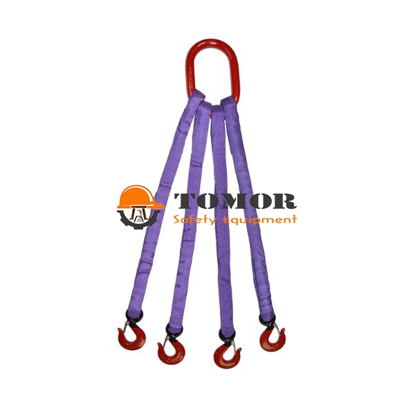 Sling cáp vải 4 chân 3 tấn