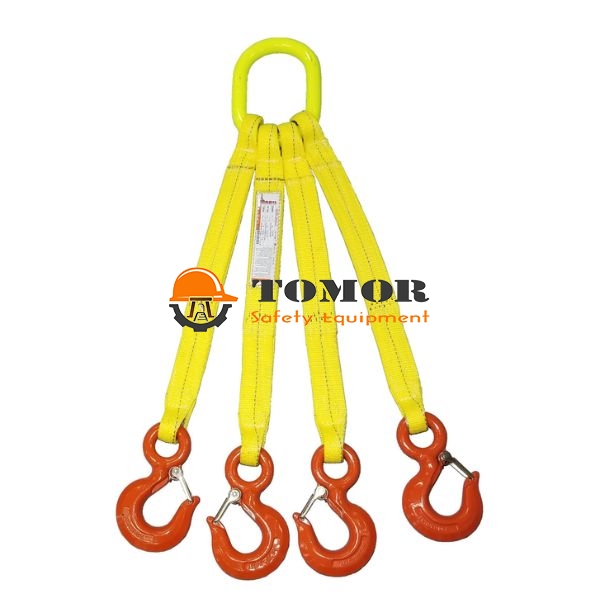 Sling cáp vải 4 chân 5 tấn